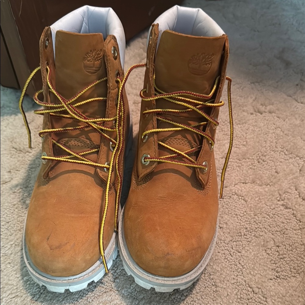 Timberland Boys Brown Leather Boots